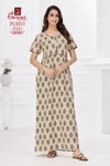 Purvi Nighty Vol 1 By Ganpati Cotton Printed Night Wear Nighty Wholesale Price In Surat